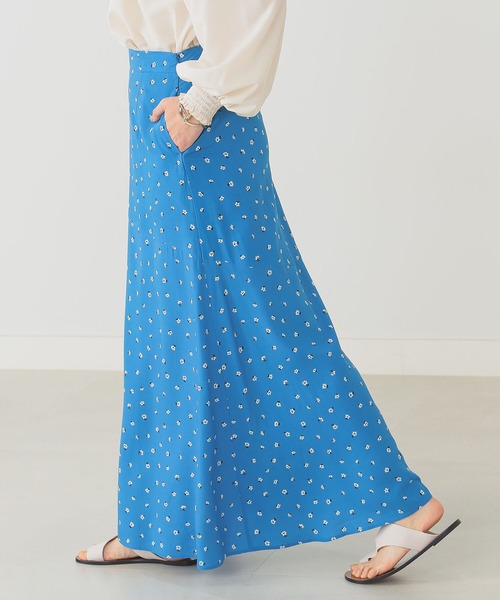 B:MING by BEAMS（ビーミングバイビームス）の「B:MING by BEAMS / レトロ フラワープリント ロングスカート 22SS（スカート・レディース・レッド系/ベージュ系/ブルー系・SMALL/MEDIUM）」の17枚目の写真