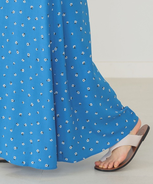 B:MING by BEAMS（ビーミングバイビームス）の「B:MING by BEAMS / レトロ フラワープリント ロングスカート 22SS（スカート・レディース・レッド系/ベージュ系/ブルー系・SMALL/MEDIUM）」の15枚目の写真