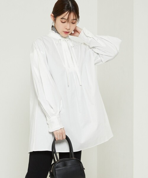 FREAK'S STORE（フリークスストア）の「リボン付きチュニックブラウス