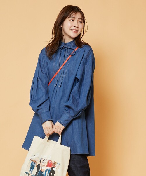 FREAK'S STORE（フリークスストア）の「リボン付きチュニックブラウス