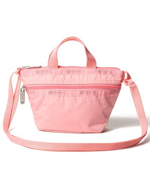 美品 レスポートサック 2WAY ショルダーバッグ ヘリテージ ウォーターメロン LeSportsac - 美品 レスポートサック 2WAY ショルダーバッグ