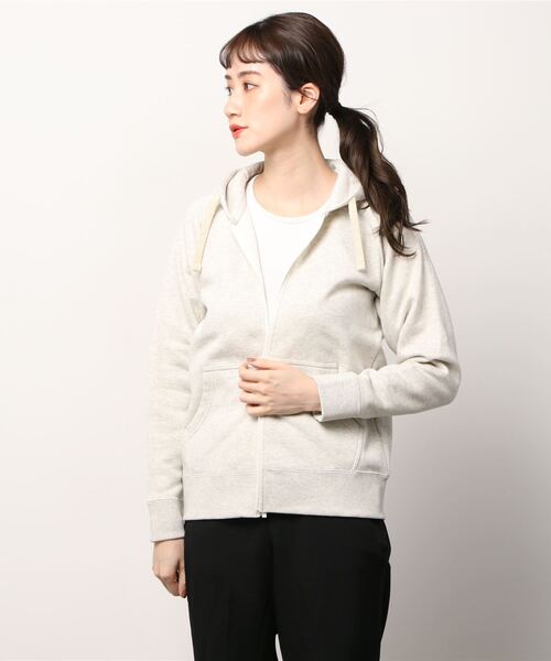 THE NORTH FACE(ザノースフェイス)の「ザ ノース フェイス THE NORTH FACE Rearview Full Zip Hoodie(リアビューフルジップフーディ)(パーカー・レディース・グレー/ネイビー/オフホワイト・S/M/XL/L)」の2枚目の写真