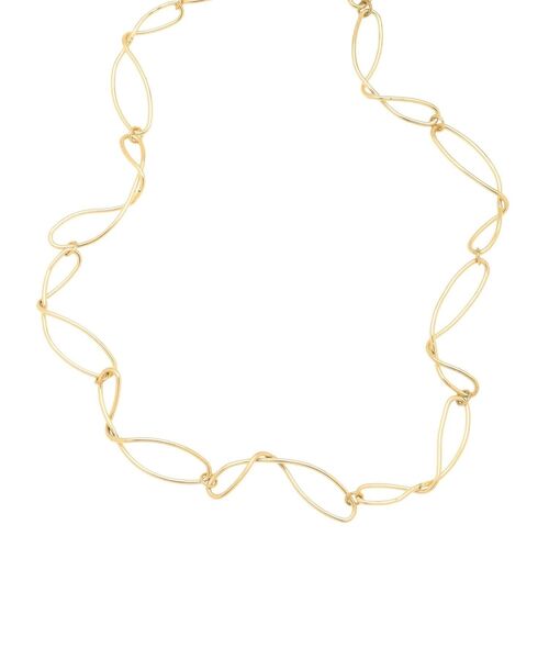 LAGUNAMOON（ラグナムーン）の「ロールフォルムショートネックレス（ネックレス・レディース・シルバー/ゴールド・FREE）」の4枚目の写真