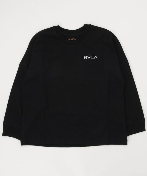 RVCA(ルーカ)の「RVCA/ルーカ キッズ ロンT BC045-050(Tシャツ/カットソー・キッズ・グリーン/ブラック/ホワイト・130cm/140cm/150cm/160cm)」の3枚目の写真