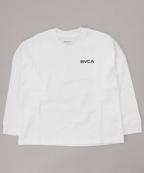 RVCA(ルーカ)の「RVCA/ルーカ キッズ ロンT BC045-050(Tシャツ/カットソー・キッズ・グリーン/ブラック/ホワイト・130cm/140cm/150cm/160cm)」の5枚目の写真