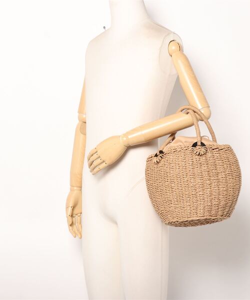 reca（レカ）の「【ZOZOTOWN限定】雑材バルーントート（トートバッグ・レディース・ベージュ/ライトベージュ/グレイッシュベージュ・FREE）」の8枚目の写真