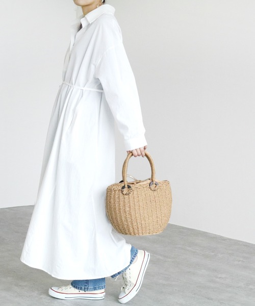 reca（レカ）の「【ZOZOTOWN限定】雑材バルーントート（トートバッグ・レディース・ベージュ/ライトベージュ/グレイッシュベージュ・FREE）」の11枚目の写真