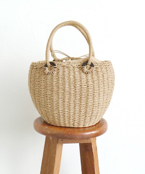 reca（レカ）の「【ZOZOTOWN限定】雑材バルーントート（トートバッグ・レディース・ベージュ/ライトベージュ/グレイッシュベージュ・FREE）」の12枚目の写真