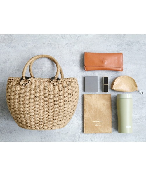 reca（レカ）の「【ZOZOTOWN限定】雑材バルーントート（トートバッグ・レディース・ベージュ/ライトベージュ/グレイッシュベージュ・FREE）」の21枚目の写真