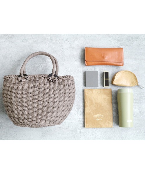 reca（レカ）の「【ZOZOTOWN限定】雑材バルーントート（トートバッグ・レディース・ベージュ/ライトベージュ/グレイッシュベージュ・FREE）」の22枚目の写真