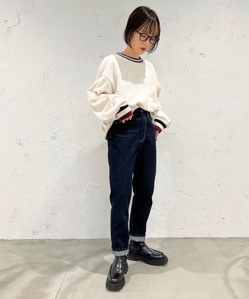 apres jour mignon（アプレジュールミニョン）の「ラインスウェット【ZOZOTOWN限定アイテム】（スウェット・レディース・アイボリー/ナチュラル/杢グレー・フリー/X-LARGE）」の18枚目の写真