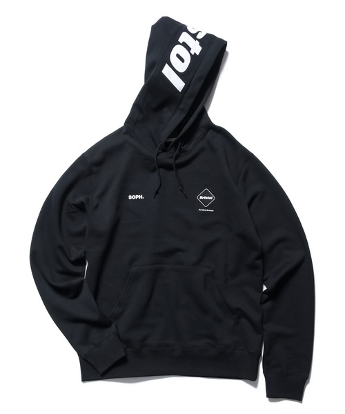 F.C.Real Bristol(エフシーレアルブリストル)の「LOGO APPLIQUE PULLOVER SWEAT HOODIE(パーカー・メンズ・ブラック/ブルー/ベージュ/グリーン・LARGE/X-LARGE/MEDIUM/SMALL)」の2枚目の写真