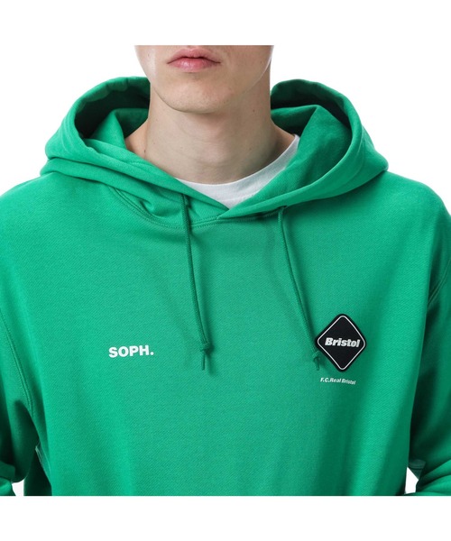F.C.Real Bristol(エフシーレアルブリストル)の「LOGO APPLIQUE PULLOVER SWEAT HOODIE(パーカー・メンズ・ブラック/ブルー/ベージュ/グリーン・LARGE/X-LARGE/MEDIUM/SMALL)」の16枚目の写真