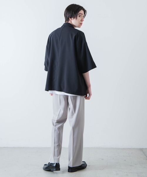 WEGO(ウィゴー)の「WEGO/イージーケアフラップポケット半袖シャツ(シャツ/ブラウス・メンズ・ブラック/ブルー系その他/ライトグレー・LARGE/MEDIUM)」の19枚目の写真