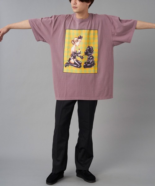 KIDILL×Trevor Brown 22SS リップ柄 プリント パンツ - メルカリ