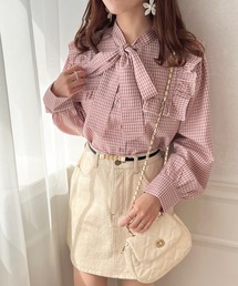 アソートフリルボウタイブラウス【ZOZOTOWN限定アイテム】