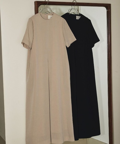 TODAYFUL(トゥデイフル)の「TODAYFUL(トゥデイフル) "Halfsleeve Tuck Dress"ハーフスリーブタックドレス/12110332(ワンピース・レディース・ブラック/ナチュラル・38/36)」の16枚目の写真