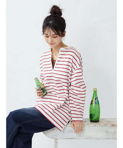 CRAFT STANDARD BOUTIQUE(クラフトスタンダードブティック)の「ジャガード2WAYタンク *(タンクトップ・レディース・ライトグリーン/オフホワイト/ブラック/ブルー/ブラウン・FREE)」の15枚目の写真