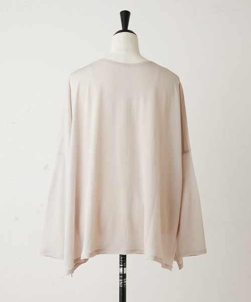 BEARDSLEY(ビアズリー)の「強燃ガーゼワイドカーデ(カーディガン/ボレロ・レディース・ブラック/ベージュ・FREE)」の5枚目の写真