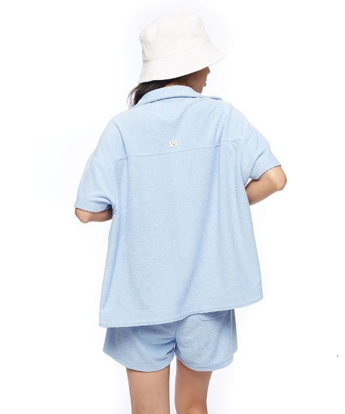 BILLABONG(ビラボン)の「BILLABONG レディース 【FOR SAND AND WATER】 PILE TOWEL S/SLV SHRTS 【2022年春夏モデル】/ビラボン(シャツ/ブラウス・レディース・ライトブルー/オリーブ/オレンジ・MEDIUM/LARGE)」の11枚目の写真