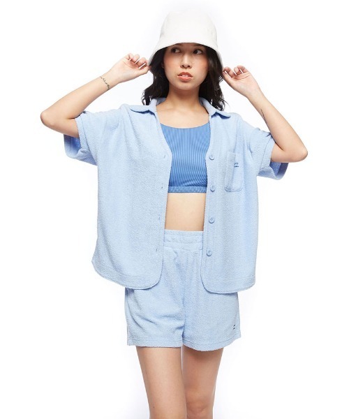 BILLABONG(ビラボン)の「BILLABONG レディース 【FOR SAND AND WATER】 PILE TOWEL S/SLV SHRTS 【2022年春夏モデル】/ビラボン(シャツ/ブラウス・レディース・ライトブルー/オリーブ/オレンジ・MEDIUM/LARGE)」の12枚目の写真