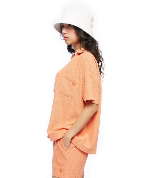 BILLABONG(ビラボン)の「BILLABONG レディース 【FOR SAND AND WATER】 PILE TOWEL S/SLV SHRTS 【2022年春夏モデル】/ビラボン(シャツ/ブラウス・レディース・ライトブルー/オリーブ/オレンジ・MEDIUM/LARGE)」の17枚目の写真