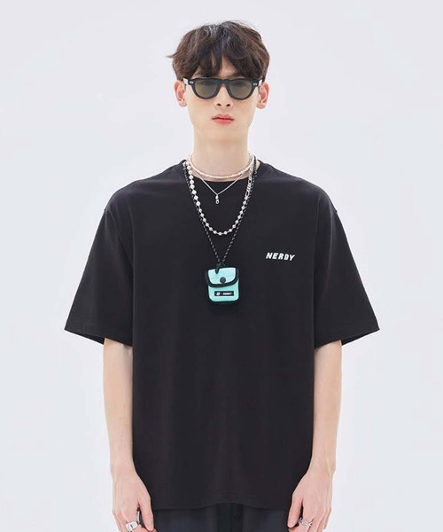 NERDY 公式正規品 ネディストア 半袖 Tシャツ ノルディ NERDY SPORTY JERSEY S/S T-SHIRT （BLACK