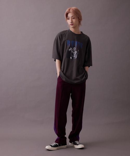 re_k by JUNRED(レクバイジュンレッド)の「re_k by JUNRED / サイドテープトラックパンツ(その他パンツ・メンズ・ネイビー/ワイン/ブルー/ブラック・S/M/L)」の12枚目の写真