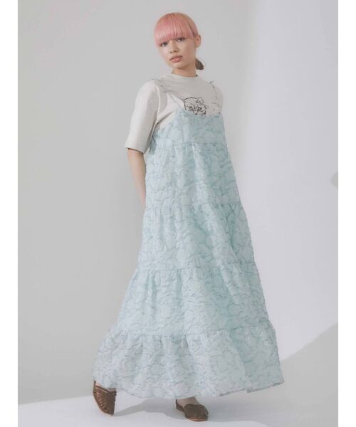 merry jenny（メリージェニー）の「KITTEN CLUB T（Tシャツ/カットソー・レディース・チャコールグレー/グレー/オフホワイト・FREE）」の12枚目の写真