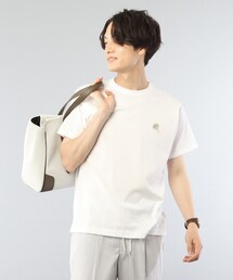 TAKEO KIKUCHI（タケオキクチ）の「◆デイジー フラワーモチーフ プリント Tシャツ（Tシャツ/カットソー・メンズ）」