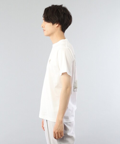 TAKEO KIKUCHI(タケオキクチ)の「◆デイジー フラワーモチーフ プリント Tシャツ(Tシャツ/カットソー・メンズ・ホワイト/ダークネイビー/ダークオレンジ/ブラック・02/03/04)」の10枚目の写真