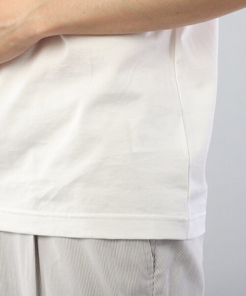 TAKEO KIKUCHI(タケオキクチ)の「◆デイジー フラワーモチーフ プリント Tシャツ(Tシャツ/カットソー・メンズ・ホワイト/ダークネイビー/ダークオレンジ/ブラック・02/03/04)」の16枚目の写真