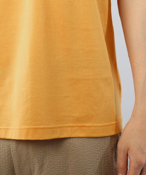 TAKEO KIKUCHI(タケオキクチ)の「◆デイジー フラワーモチーフ プリント Tシャツ(Tシャツ/カットソー・メンズ・ホワイト/ダークネイビー/ダークオレンジ/ブラック・02/03/04)」の7枚目の写真