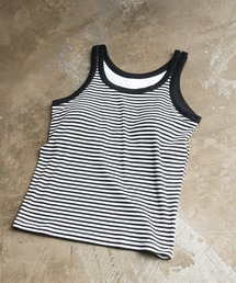 feepur | カップ付きリンガータンク(タンクトップ)