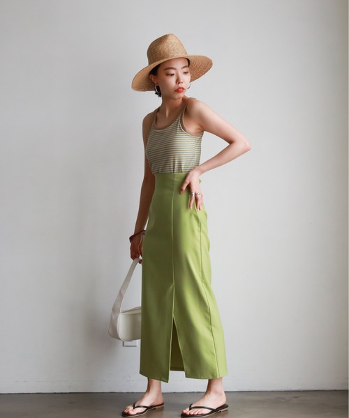 feepur（フェピュール）の「カップ付きリンガータンク（タンクトップ・レディース・ブラック/オフホワイト/ピンク/ブルー/ホワイト×ブラック・MEDIUM）」の7枚目の写真