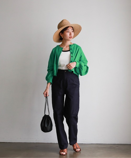 feepur（フェピュール）の「カップ付きリンガータンク（タンクトップ・レディース・ブラック/オフホワイト/ピンク/ブルー/ホワイト×ブラック・MEDIUM）」の18枚目の写真