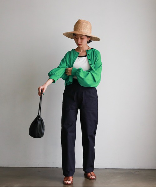 feepur（フェピュール）の「カップ付きリンガータンク（タンクトップ・レディース・ブラック/オフホワイト/ピンク/ブルー/ホワイト×ブラック・MEDIUM）」の19枚目の写真