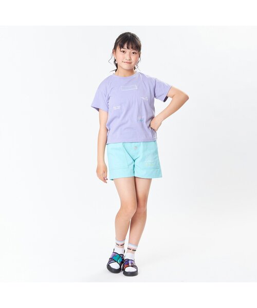 algy（アルジー）の「飛びシシュウT（Tシャツ/カットソー・キッズ・ピンク/ラベンダー/オフホワイト・XXX-SMALL/SMALL/XX-SMALL/MEDIUM/X-SMALL）」の19枚目の写真