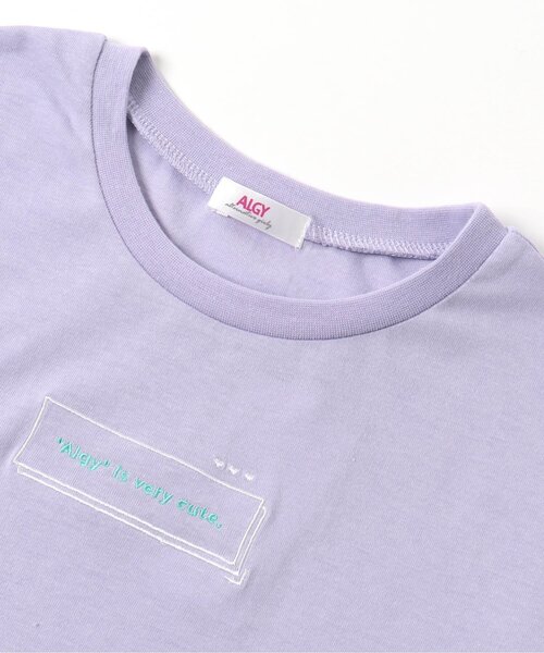 algy（アルジー）の「飛びシシュウT（Tシャツ/カットソー・キッズ・ピンク/ラベンダー/オフホワイト・XXX-SMALL/SMALL/XX-SMALL/MEDIUM/X-SMALL）」の21枚目の写真