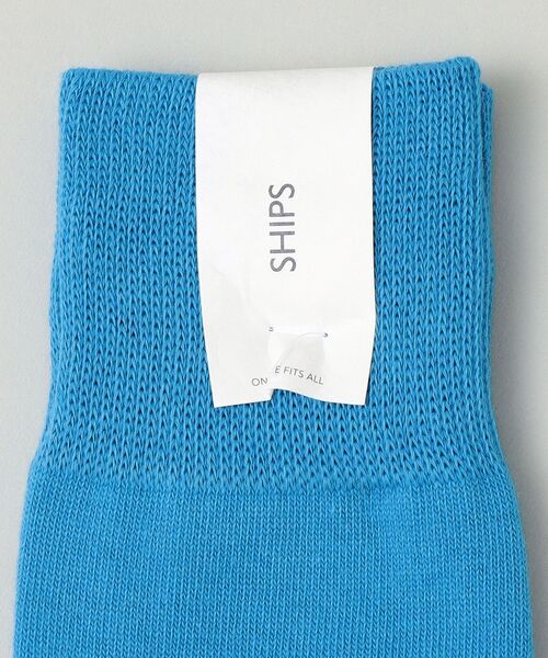SHIPS（シップス）の「SHIPS: ボトムカラー パネル ソックス（ソックス/靴下・メンズ・ホワイト/スカイブルー/ネイビー/グレー・ONE SIZE）」の5枚目の写真