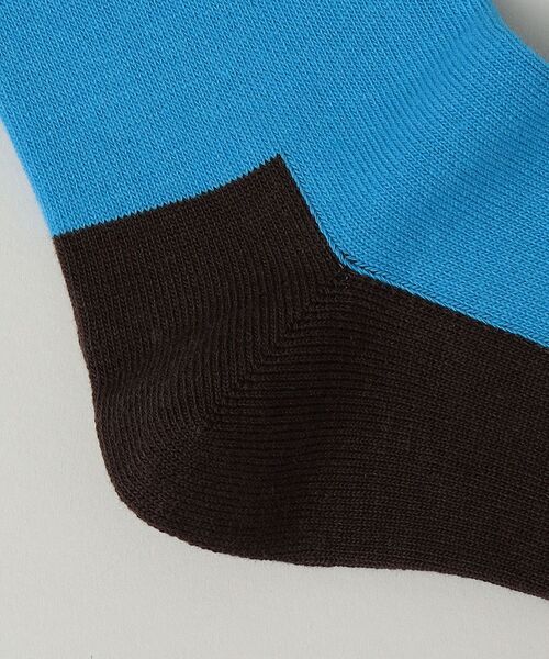 SHIPS（シップス）の「SHIPS: ボトムカラー パネル ソックス（ソックス/靴下・メンズ・ホワイト/スカイブルー/ネイビー/グレー・ONE SIZE）」の6枚目の写真