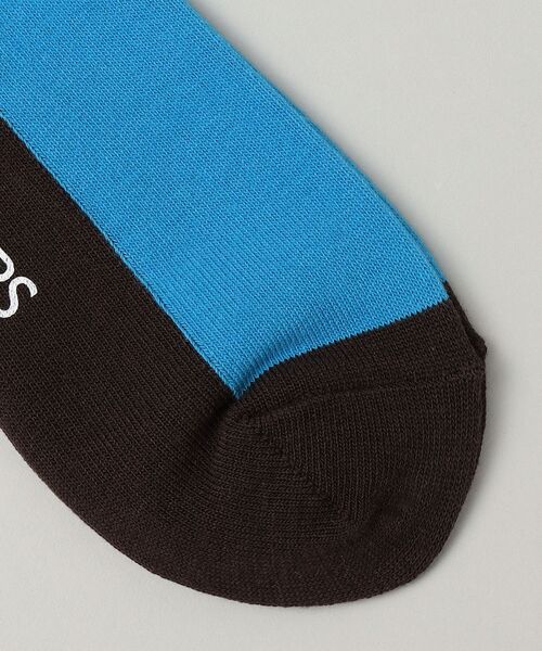 SHIPS（シップス）の「SHIPS: ボトムカラー パネル ソックス（ソックス/靴下・メンズ・ホワイト/スカイブルー/ネイビー/グレー・ONE SIZE）」の7枚目の写真