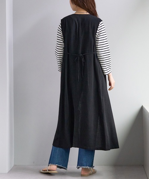 natural couture（ナチュラルクチュール）の「麻混着流しジレ