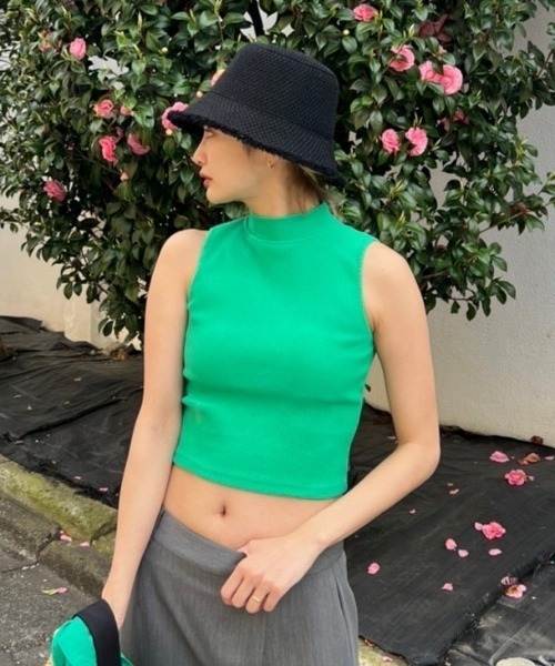 AMAIL(アマイル)の「Fashionable putting bra TT(タンクトップ・レディース・ホワイト/ブラック/レッド/グリーン・FREE)」の4枚目の写真