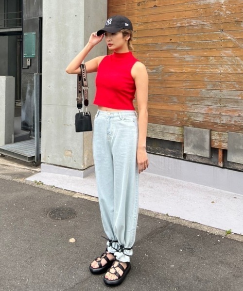 AMAIL(アマイル)の「Fashionable putting bra TT(タンクトップ・レディース・ホワイト/ブラック/レッド/グリーン・FREE)」の15枚目の写真