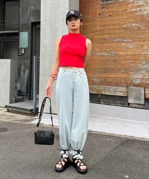 AMAIL(アマイル)の「Fashionable putting bra TT(タンクトップ・レディース・ホワイト/ブラック/レッド/グリーン・FREE)」の7枚目の写真