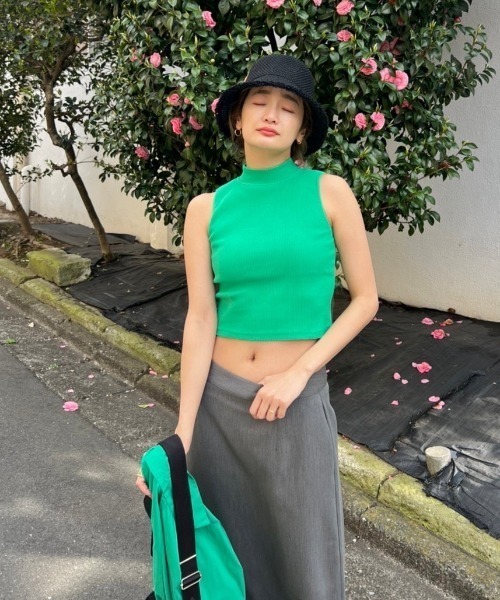 AMAIL(アマイル)の「Fashionable putting bra TT(タンクトップ・レディース・ホワイト/ブラック/レッド/グリーン・FREE)」の21枚目の写真