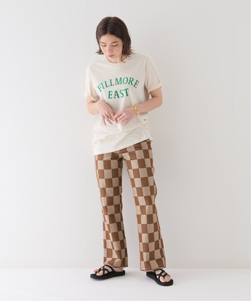 JOINT WORKS（ジョイントワークス）の「【GOOD MORNING KEITH/グッドモーニングキース】FILLMORE EAST NATURAL（Tシャツ/カットソー・レディース・グリーン・MEDIUM）」の3枚目の写真