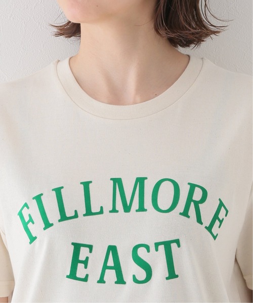 JOINT WORKS（ジョイントワークス）の「【GOOD MORNING KEITH/グッドモーニングキース】FILLMORE EAST NATURAL（Tシャツ/カットソー・レディース・グリーン・MEDIUM）」の8枚目の写真
