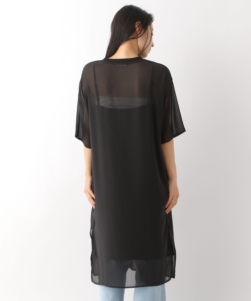 LEPSIM（レプシィム）の「【ワンピース＆インナーのセットアイテム】シアーワンピース　287047（ワンピース・レディース・ブラック/キャメル・FREE）」の7枚目の写真